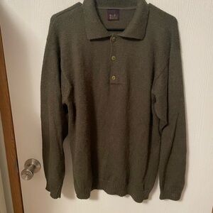 Vintage Yana 100% Alpaca Made In Peru Sweater Mens SZ M Quiet Luxery